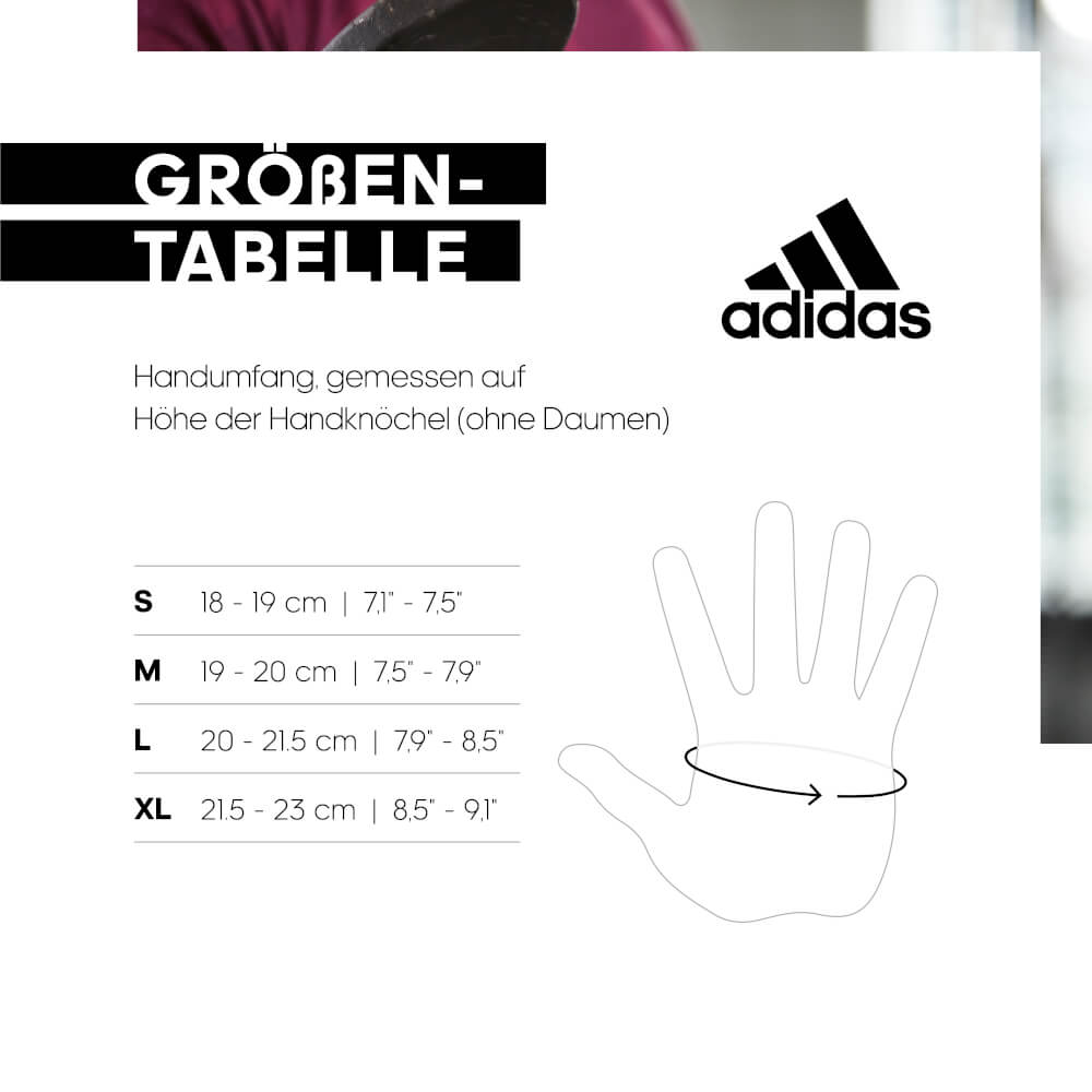 ถุงมือผู้หญิง Performance ADIDAS ADGB-13254-NL สีขาว ไซส์ M